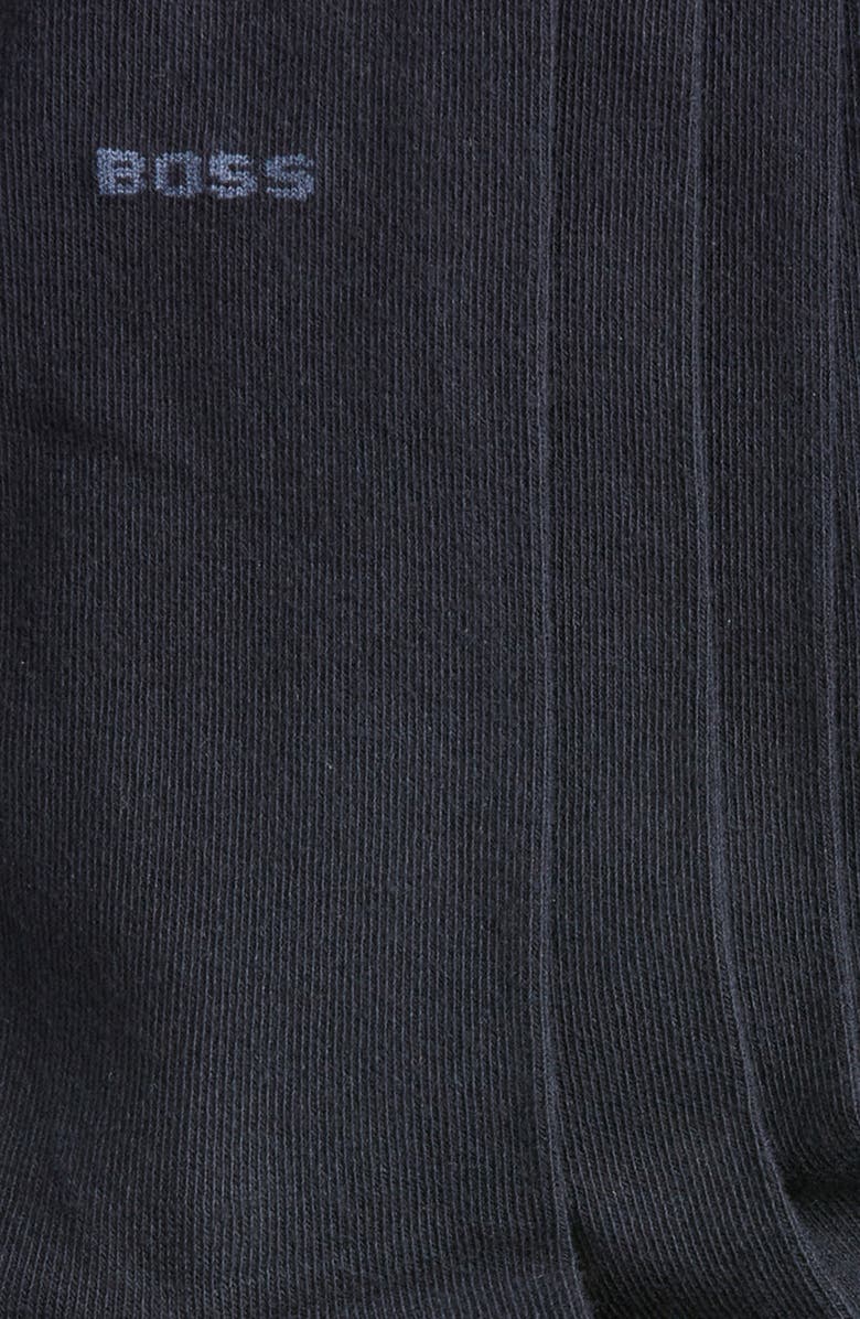 BOSS 5-Pack Crew Socks, Alternate, color, Dark Blue