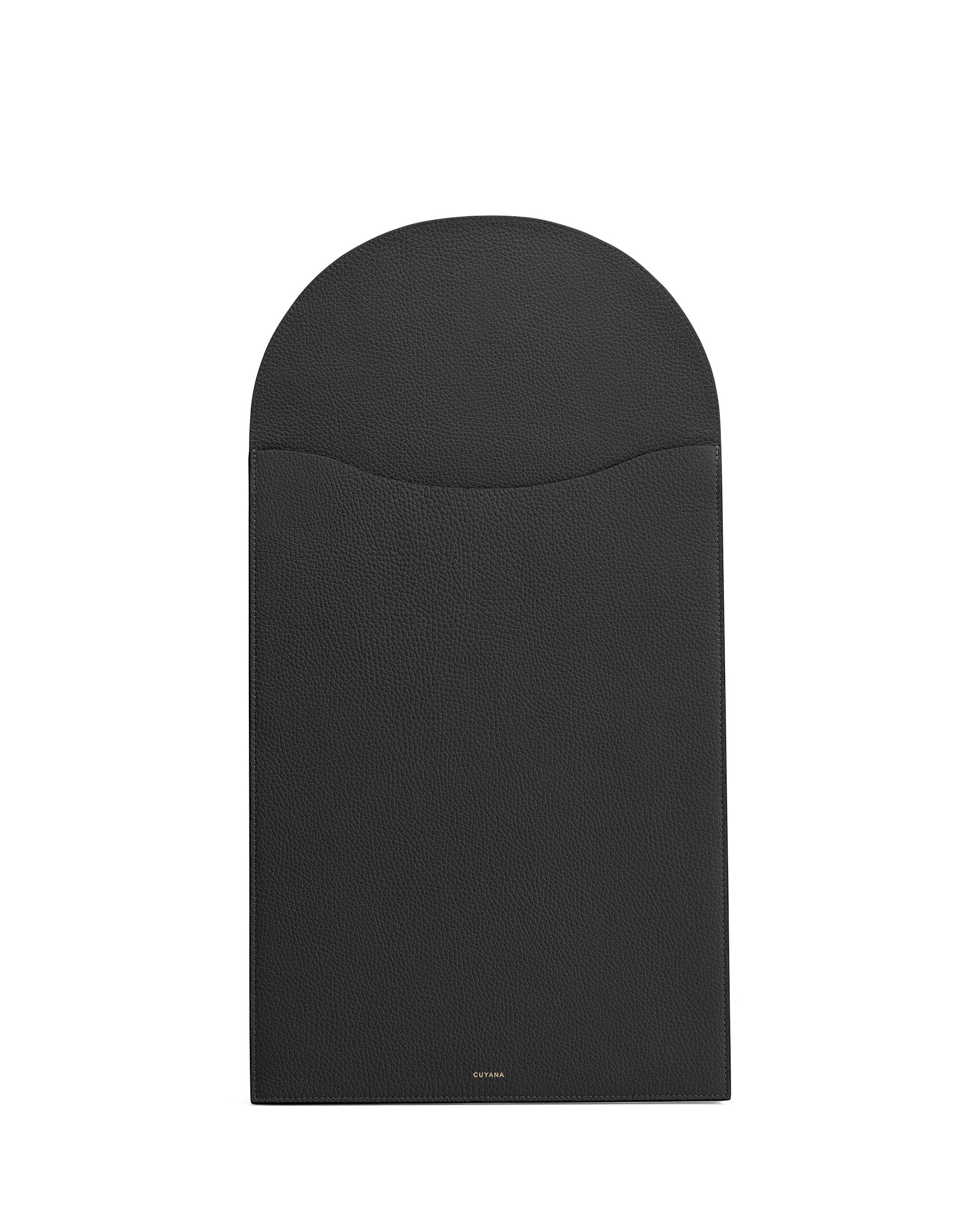 Cuyana Convertible Leather Laptop Sleeve 15-16-inch, Main, color, Black