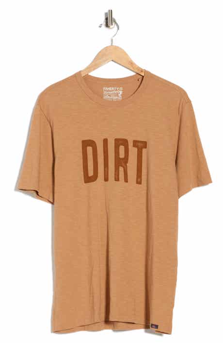 Faherty Dirt Sunwashed Organic Cotton Graphic T-Shirt