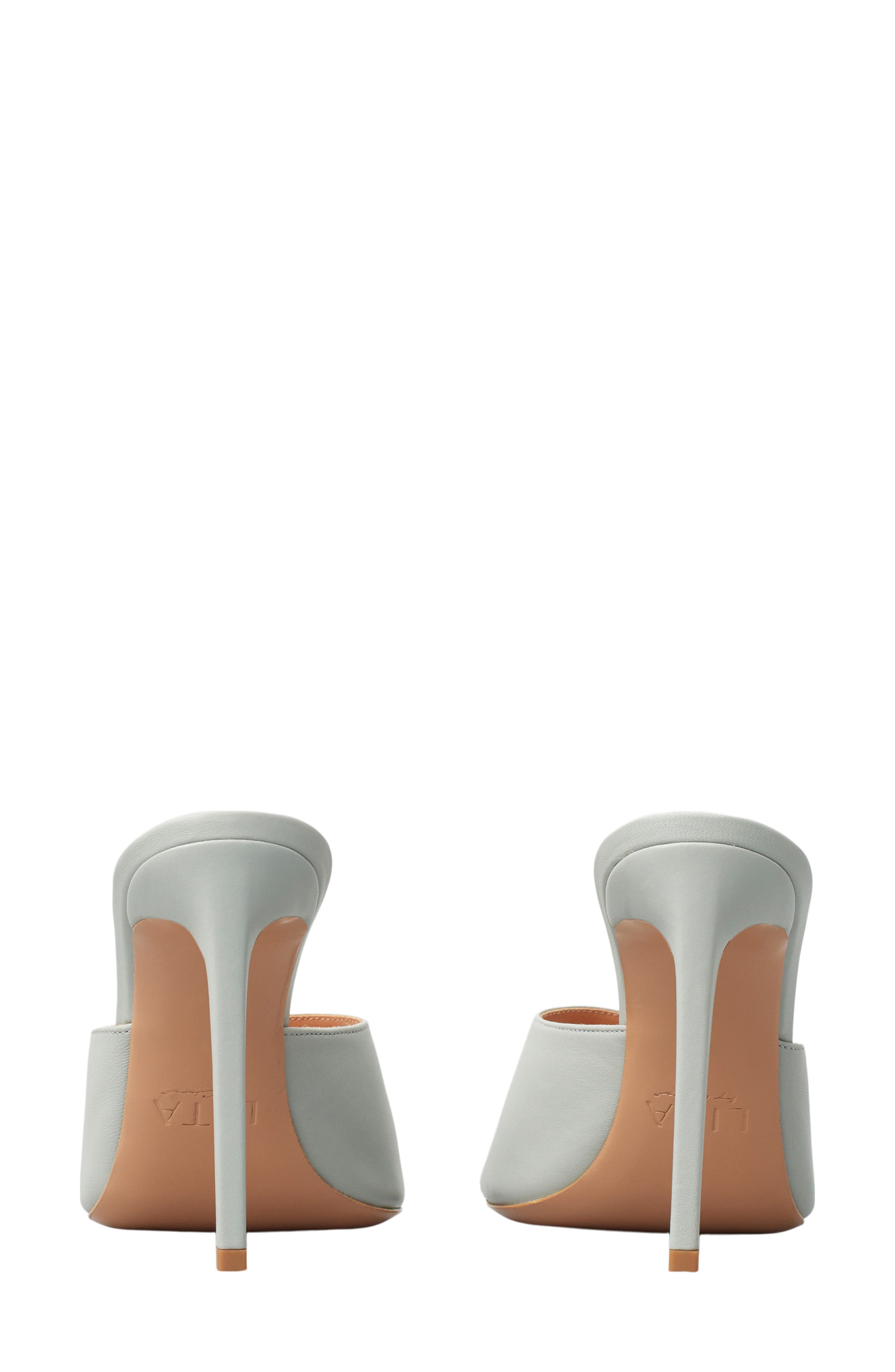 Solid Square Toe Slide Sandal, Alternate, color, GREY
