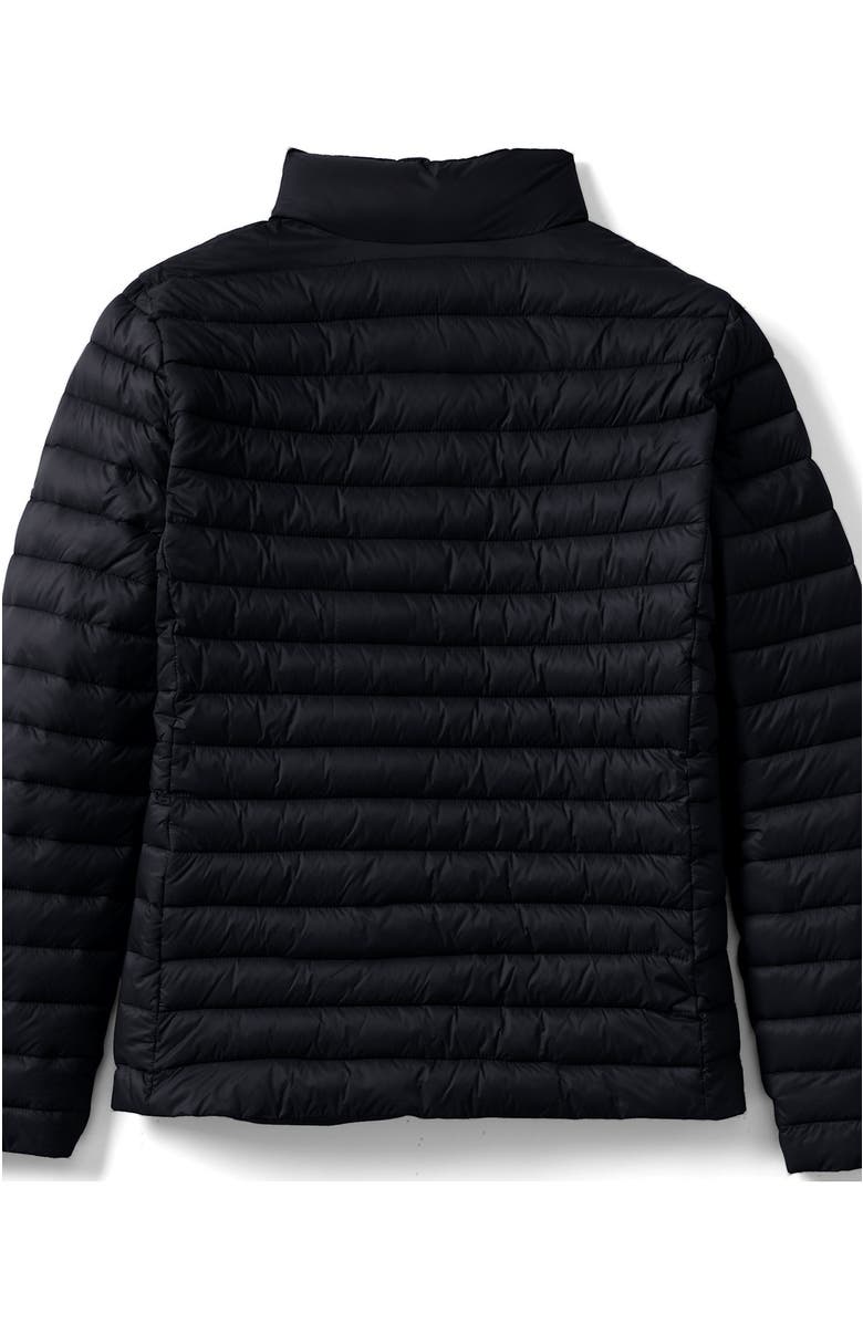 Lands' End School Uniform ' ThermoPlume Jacket, Alternate, color, Black