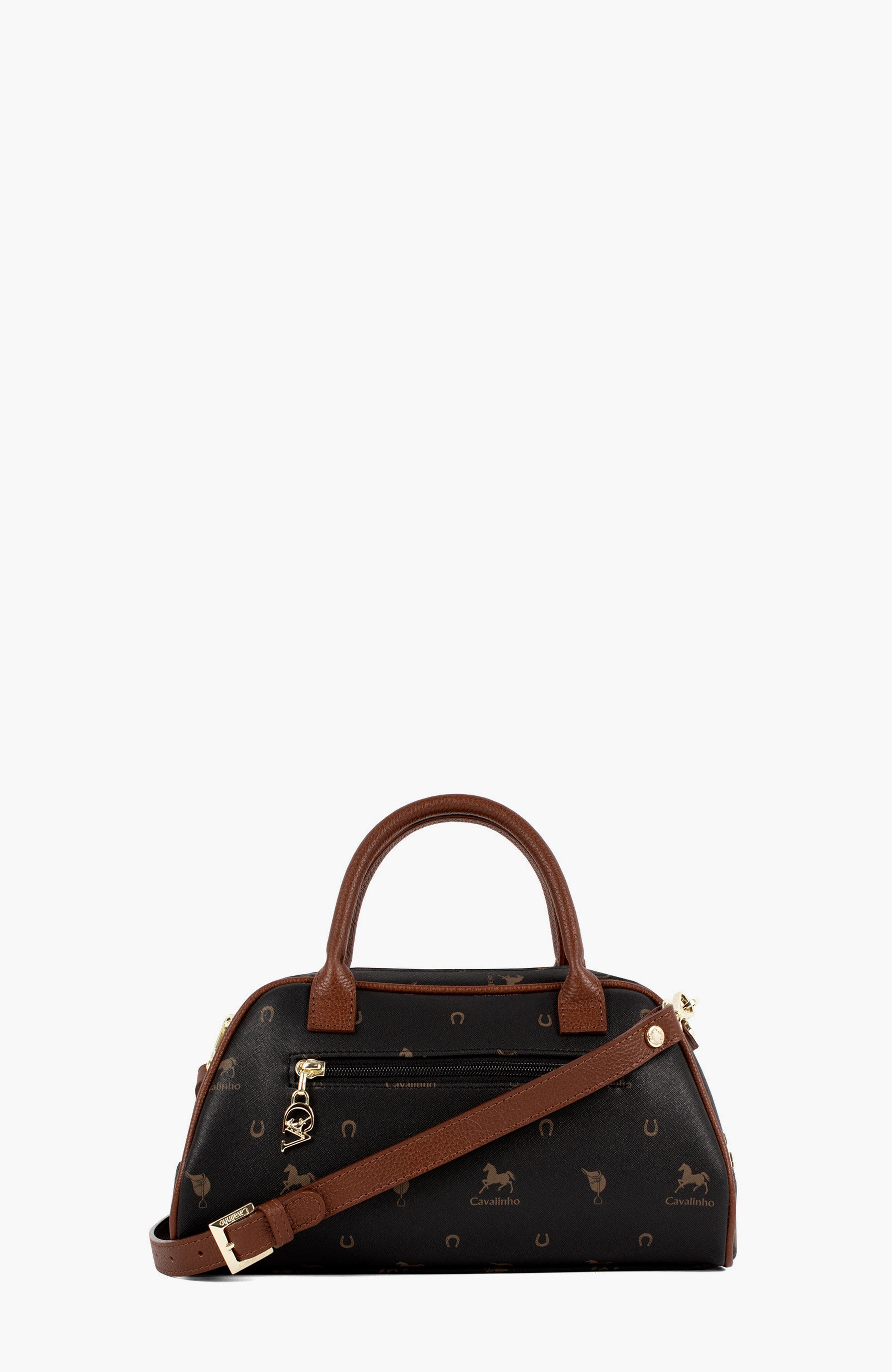 Di Cavallo 616 Handbag, Alternate, color, Black / Brown