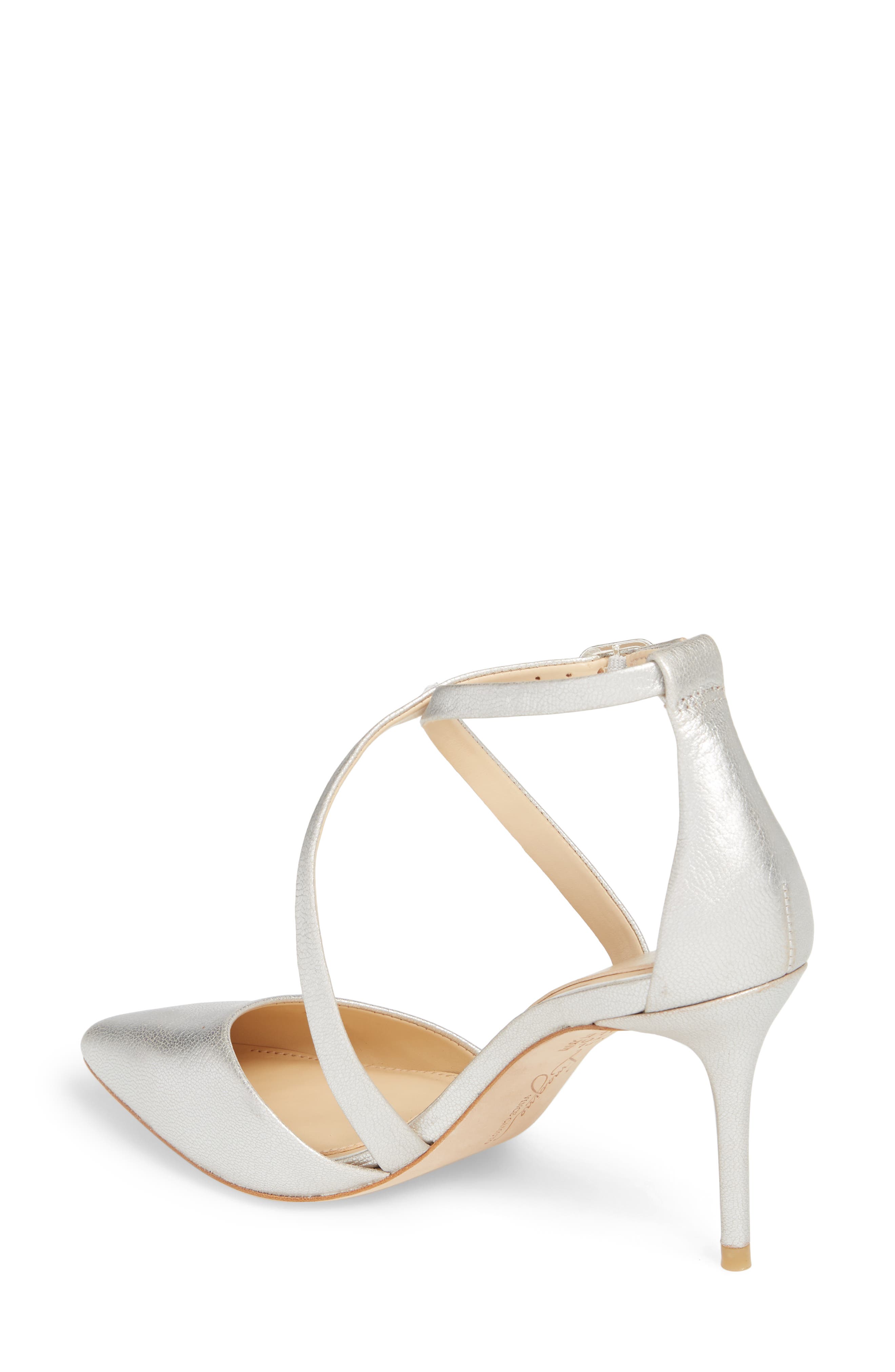 Gabe Pump, Alternate, color, PLATINUM LEATHER