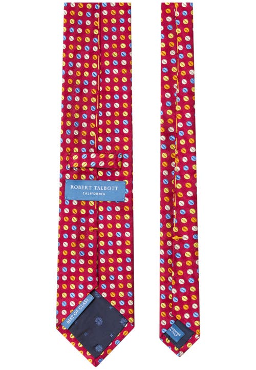 Robert Talbott Robert Geo Circle Jacquard Best Of Class Necktie In Multi