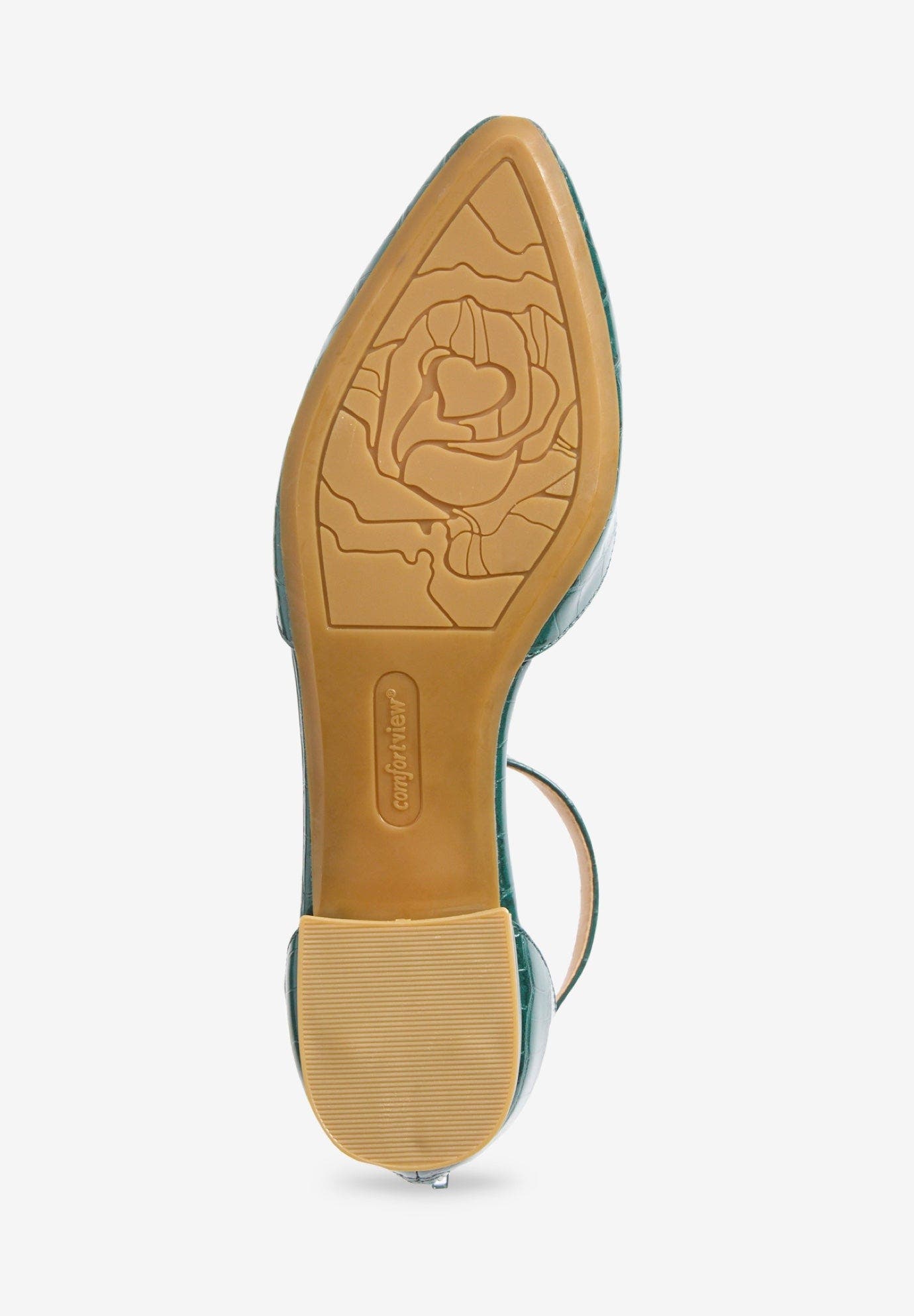 The Loucia Shoe, Alternate, color, EMERALD CROCO