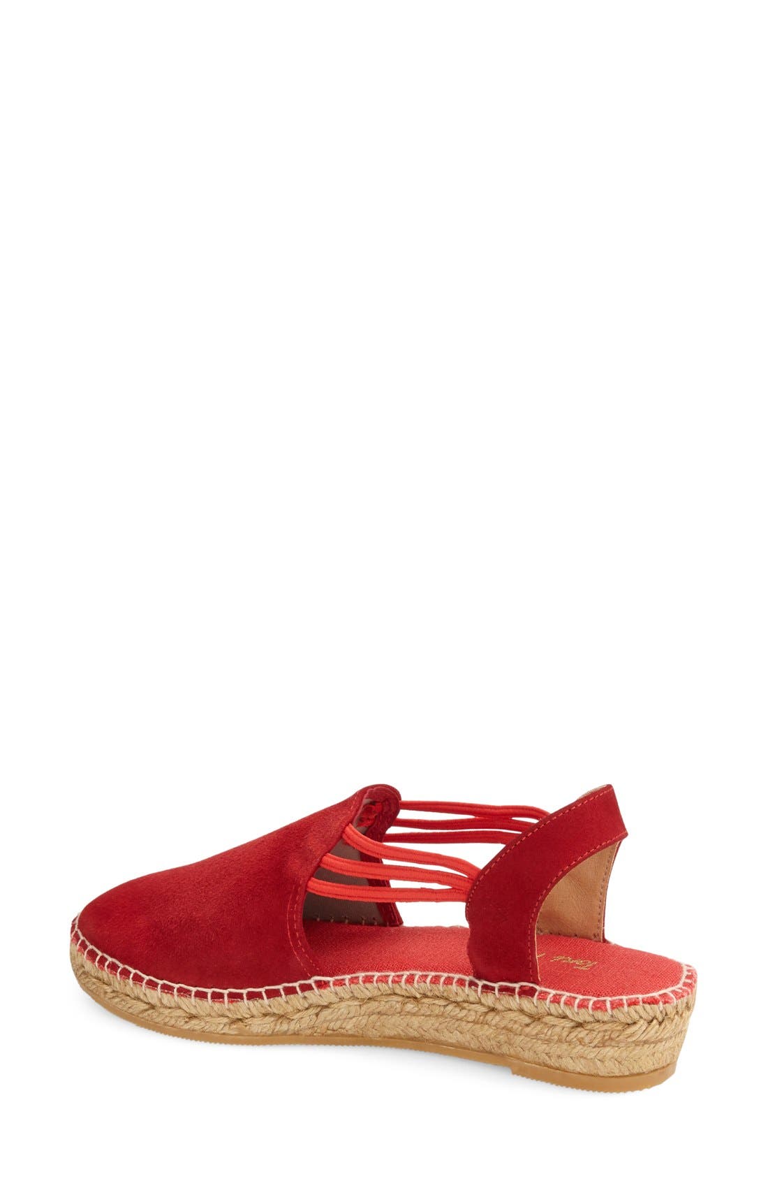 Toni Pons 'Nuria' Suede Sandal, Alternate, color, Red Suede