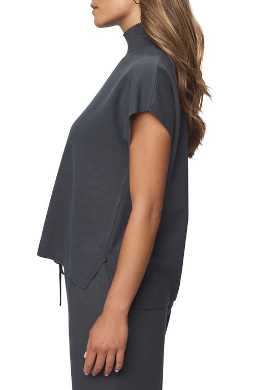 Splendid Winslow Mock Neck Pullover In Gray