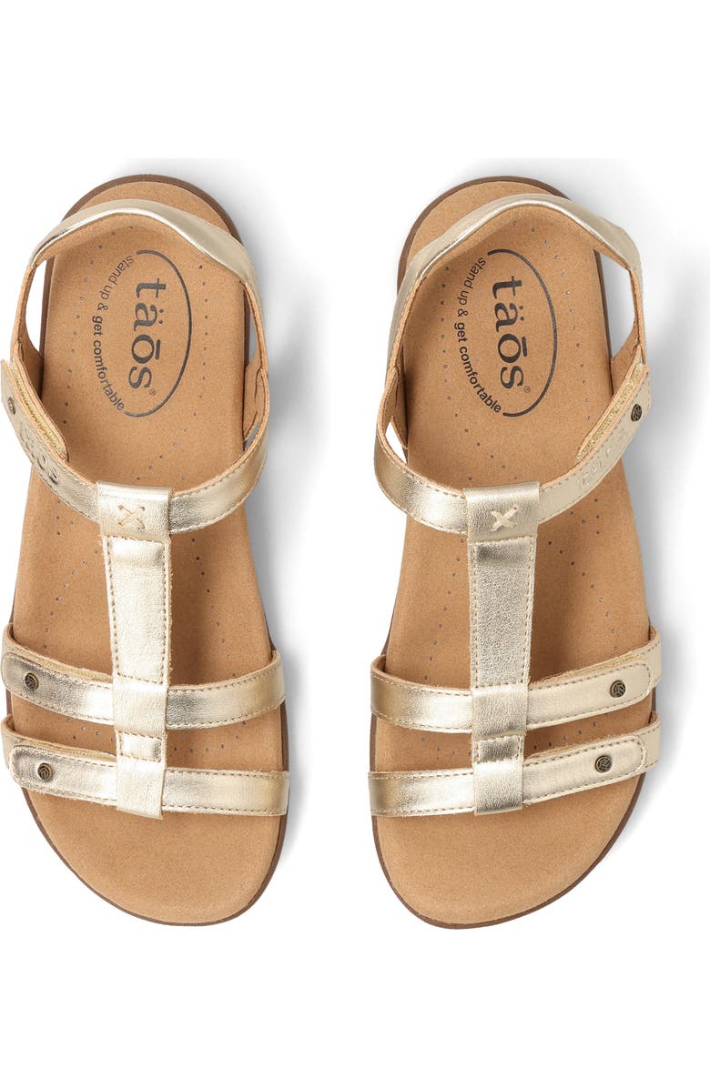 Taos Trophy 2 Sandal, Alternate, color, Gold