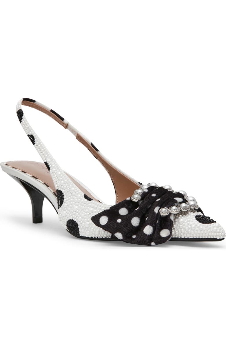 Betsey Johnson Bryanna Crystal Slingback Pump, Main, color,