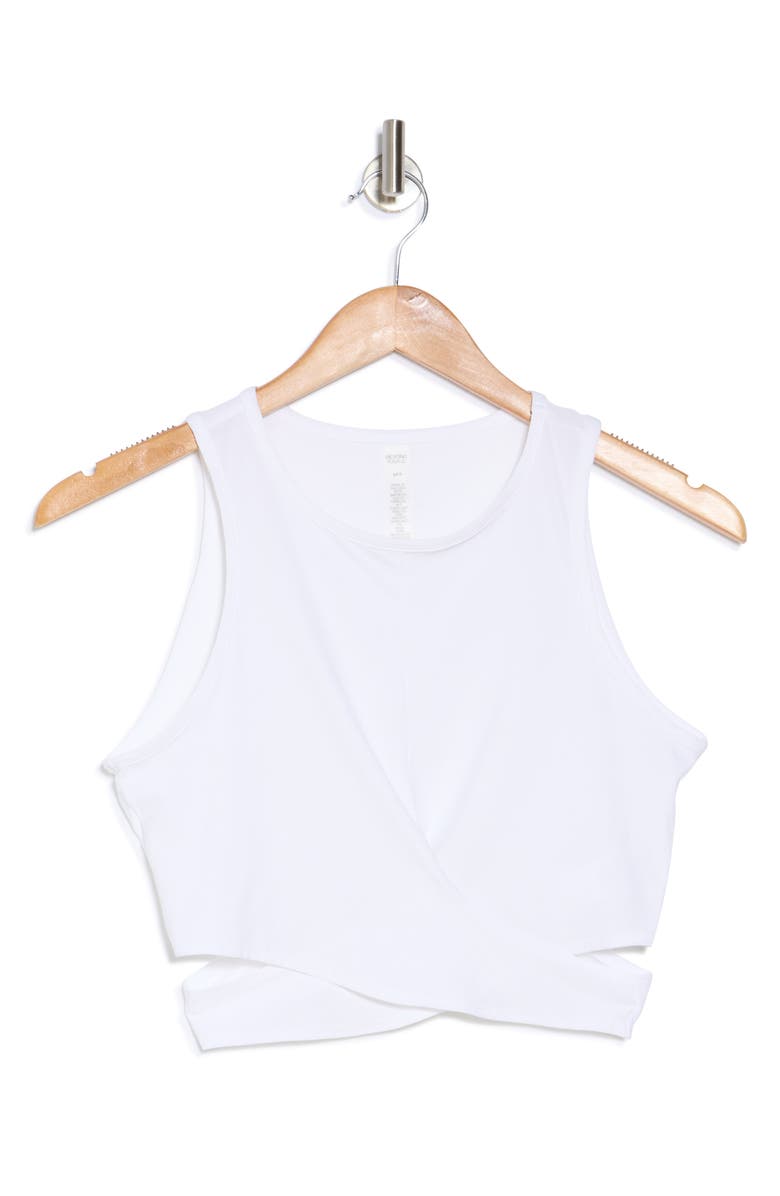 Beyond Yoga Featherweight Embrace Crop Tank, Alternate, color, Cloud White