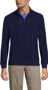 Lands' End Bedford Rib Quarter Zip Pullover Sweater