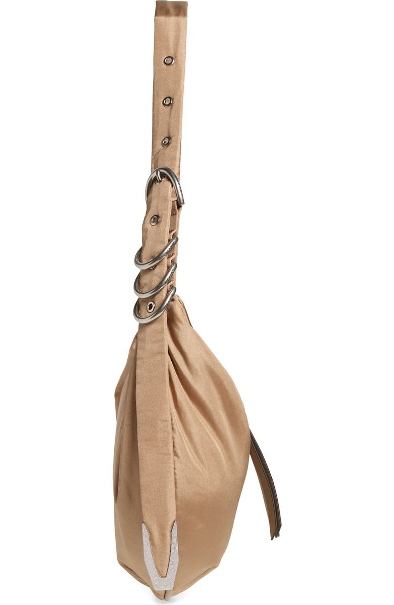 rag & bone Mini Spire Hobo Bag, Alternate, color, Lightsand