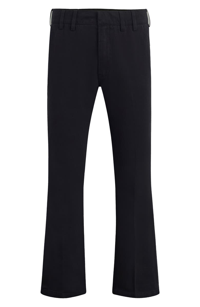 Hudson Jeans Walker Cotton Twill Trouser Pants, Alternate, color, Black Shade