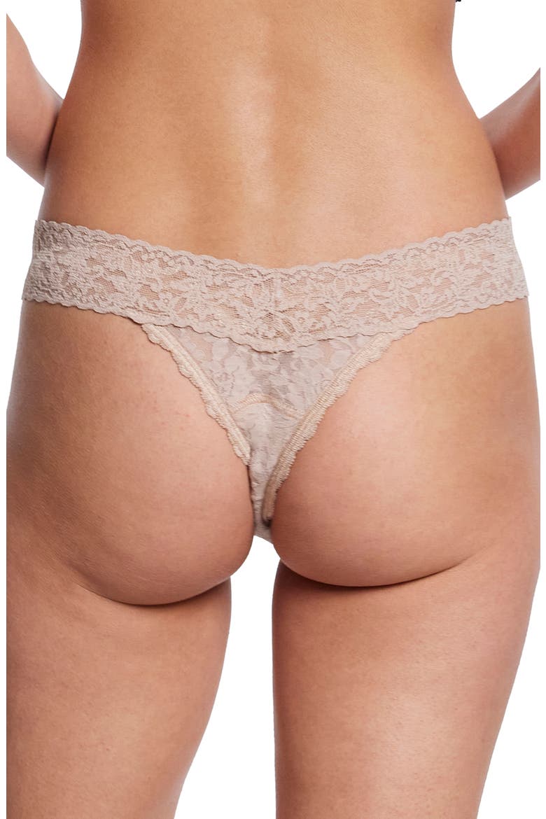 x Saalt Signature Lace Leakproof Original Rise Thong, Alternate, color, CHAI