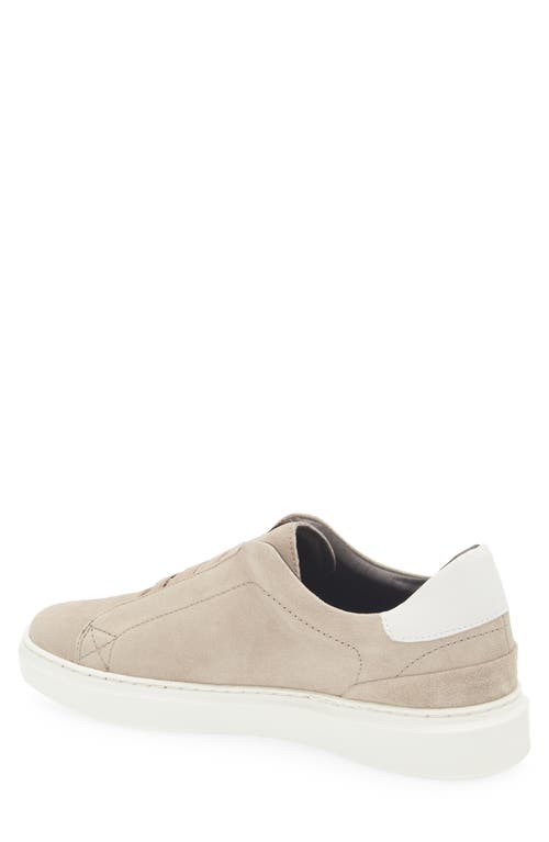 Bruno Magli Salvador Slip-on Sneaker In Taupe Suede