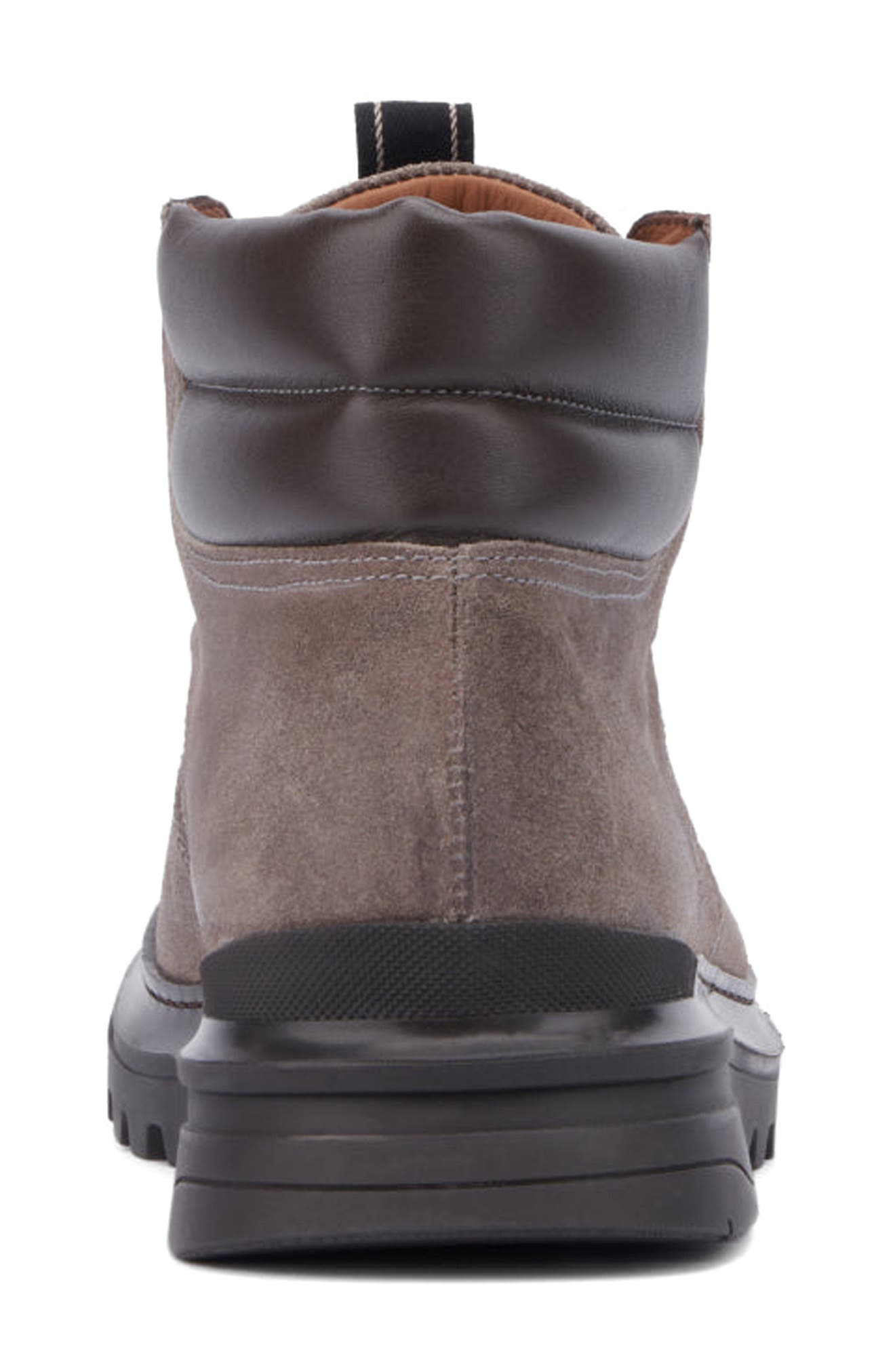 Aquatalia Edwin Weatherproof Lace-Up Boot, Alternate, color, Grey/Dark Brown