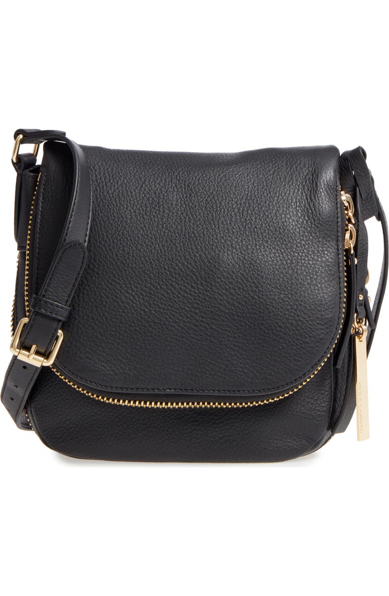 Vince Camuto 'Baily' Leather Crossbody Bag, Main, color,
