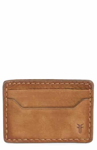 Frye Logan Money Clip Leather Card Case