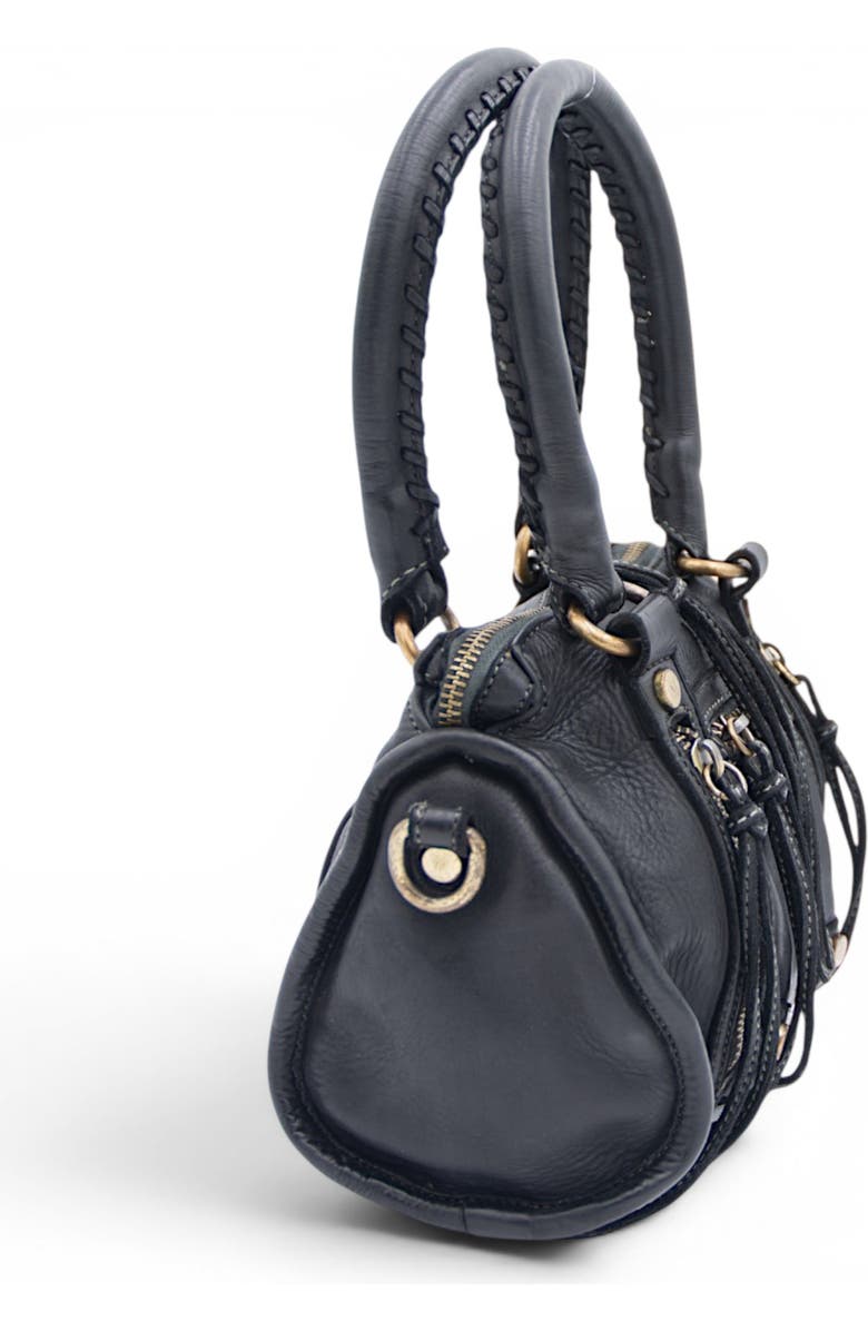 Bolsa Nova Handbags Small Pocket Satchel, Alternate, color, Black