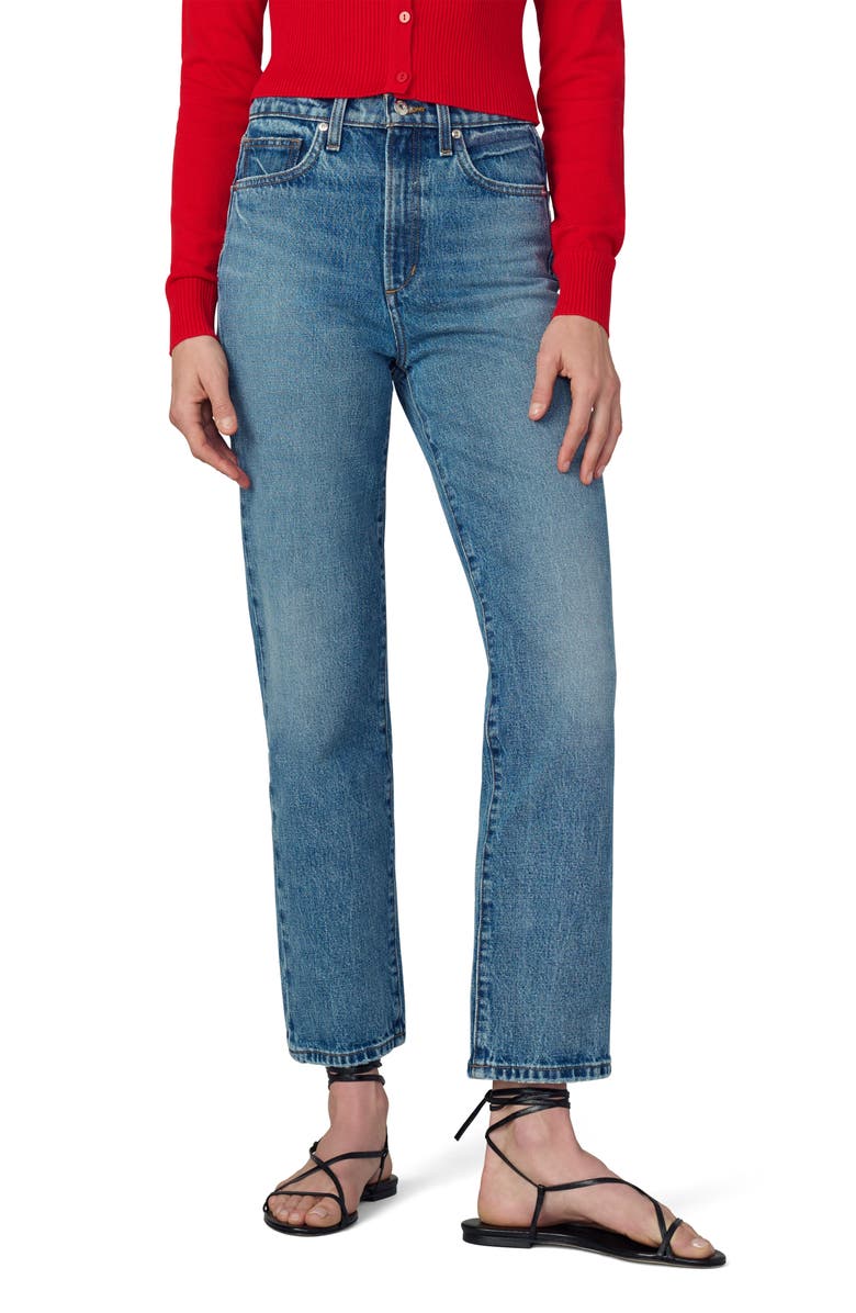 Joe's Jeans The Margot High Waist Ankle Slim Straight Leg Jeans, Main, color, Impact