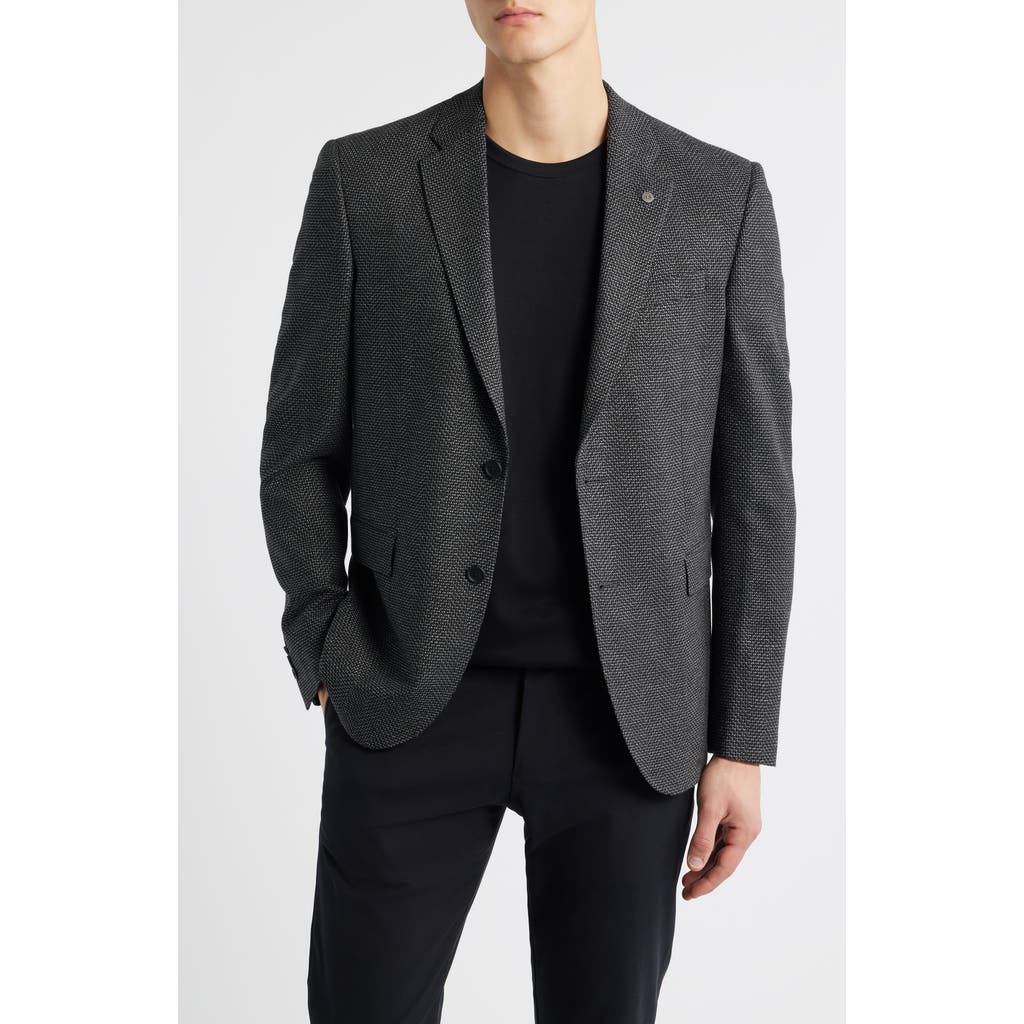 Allsaints Ross Slim Fit Sport Coat In Black