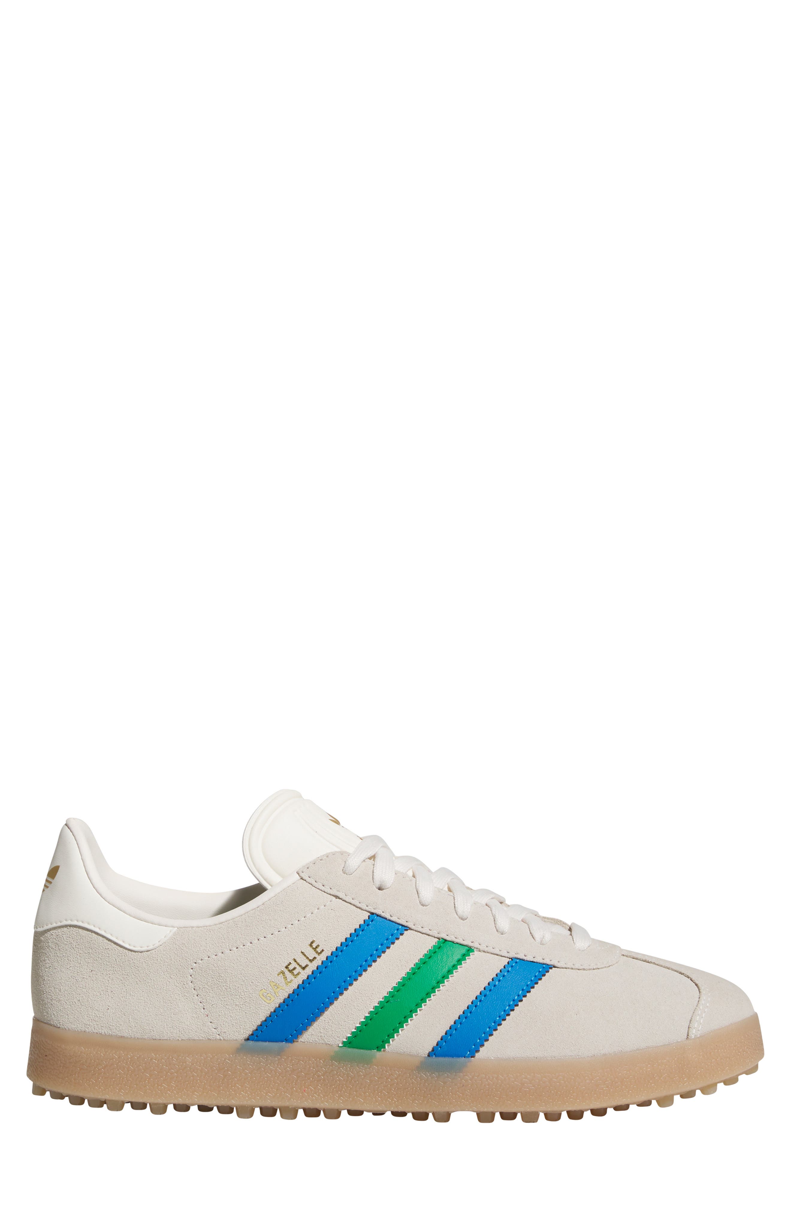 adidas Gazelle Golf Shoe, Alternate, color, Cwhite/ Green/ Blubir