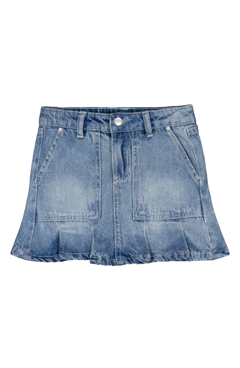Joe's Jeans Kids' Mina Pleated Denim Skirt, Main, color, 