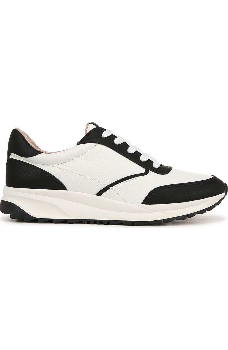 SOUL NATURALIZER Jackson Sneaker, Alternate, color, Black / White Faux Leather