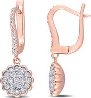 Julianna B. 5/8 CTW Diamond Floral Earrings 14k Gold