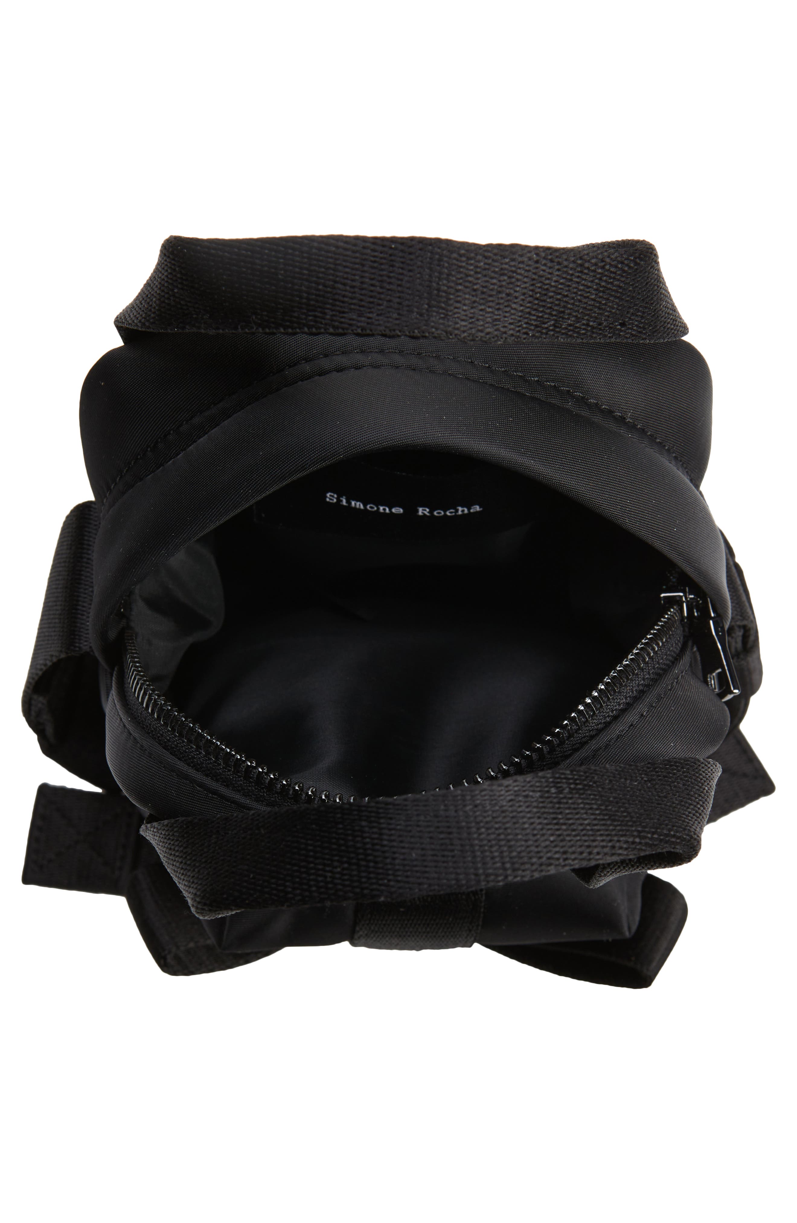 Simone Rocha Mini Classic Beaded Bow Crossbody Bag, Alternate, color, 