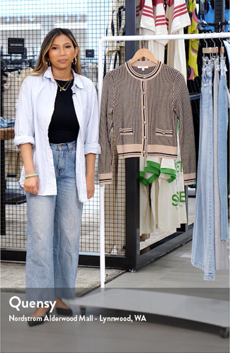 Contrast Trim Cardigan, sales video thumbnail