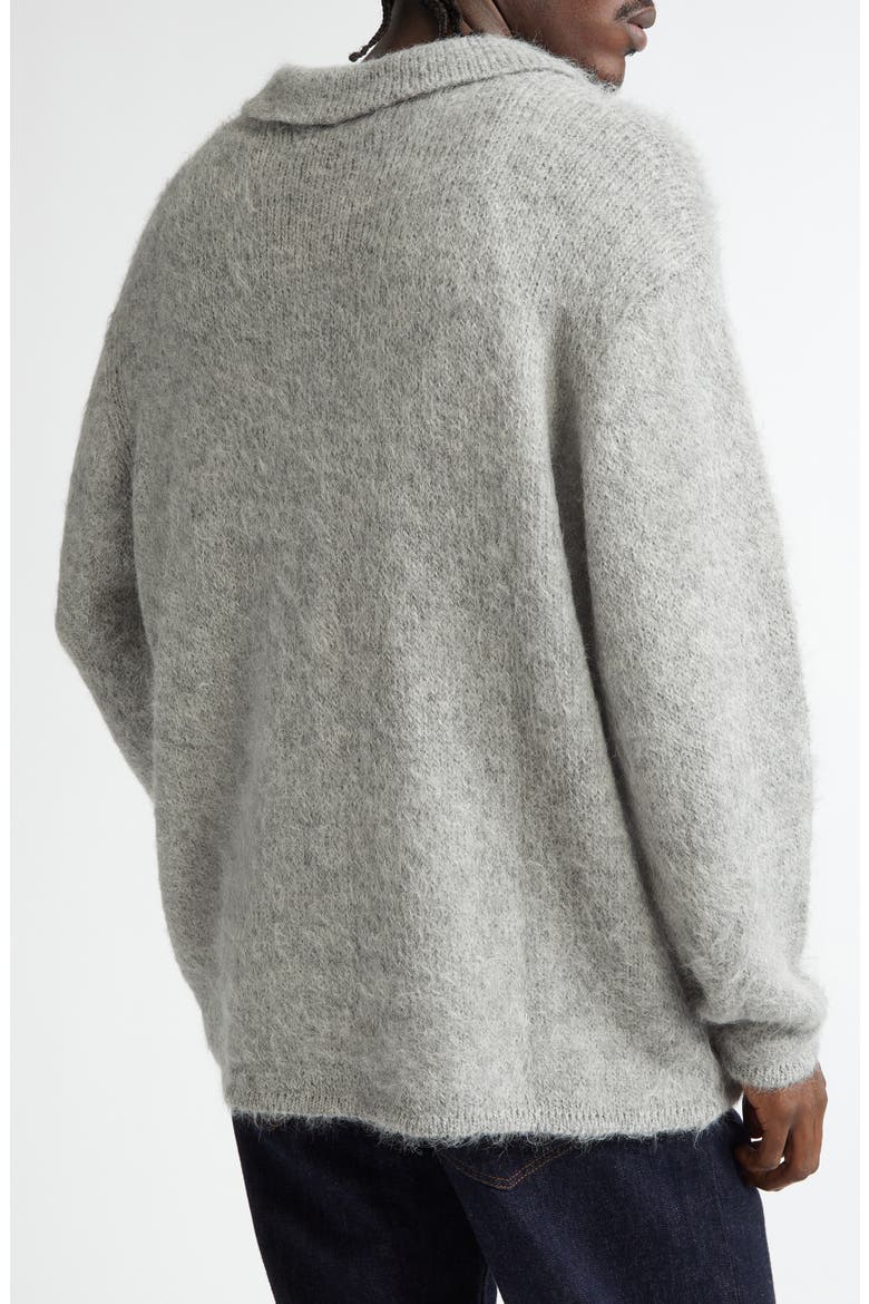 Thistle Alpaca Blend Cardigan, Alternate, color, 50 LIGHT GREY