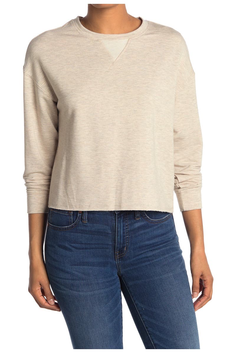 FOR THE REPUBLIC French Terry Knit Top, Main, color,