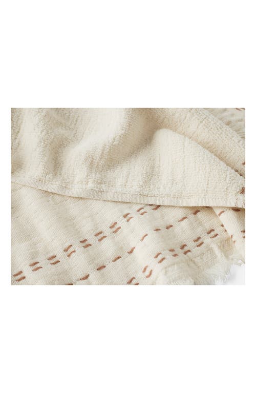 Coyuchi Alder 2-pack Organic Cotton Hand Towels In Brown