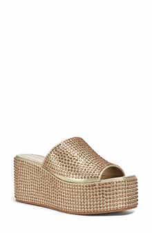 AZALEA WANG Arachna Platform Wedge Sandal