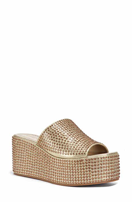 AZALEA WANG Arachna Platform Wedge Sandal