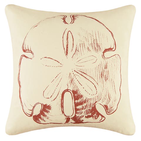 Sand Dollar High Definition Throw Pillow, 18" x 18"