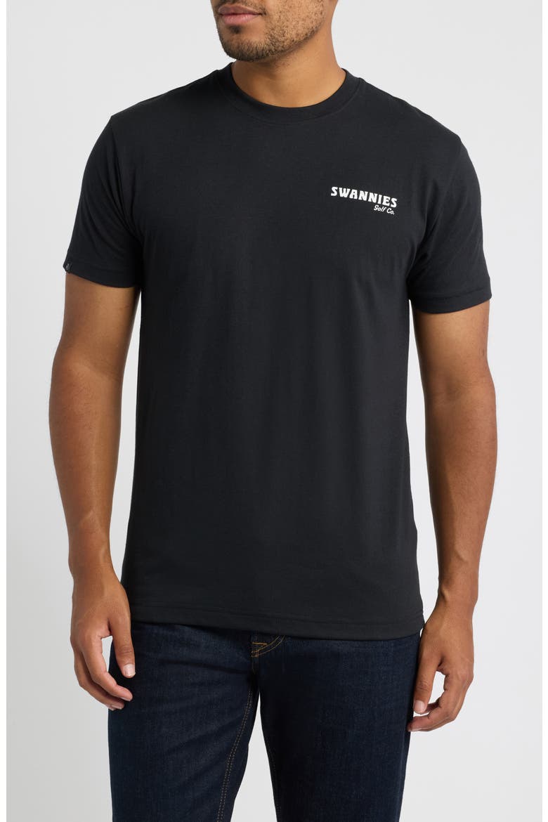 Sips Graphic T-Shirt, Main, color, BLACK