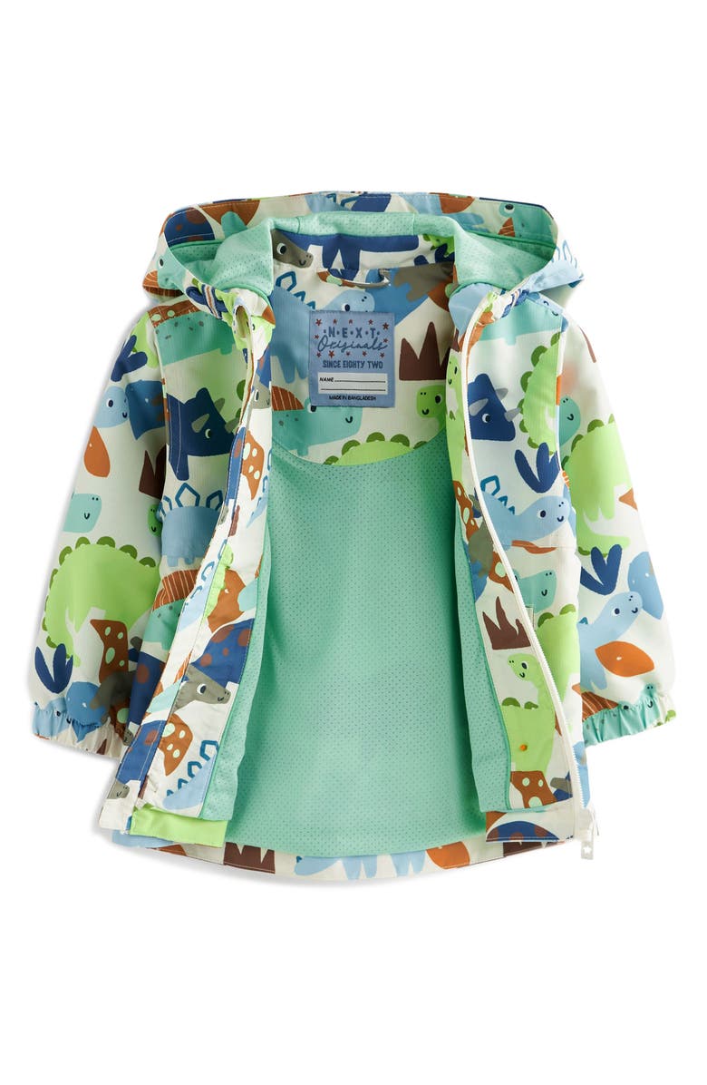 NEXT Kids' Dino Water Resistant Hooded Jacket, Alternate, color,