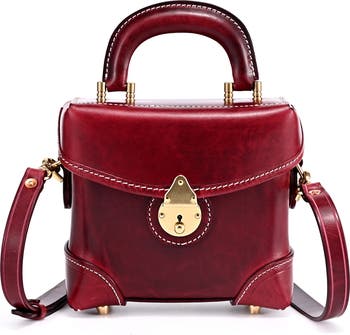 OLD TREND Azalea Genuine Leather Vintage Box Crossbody | Nordstrom