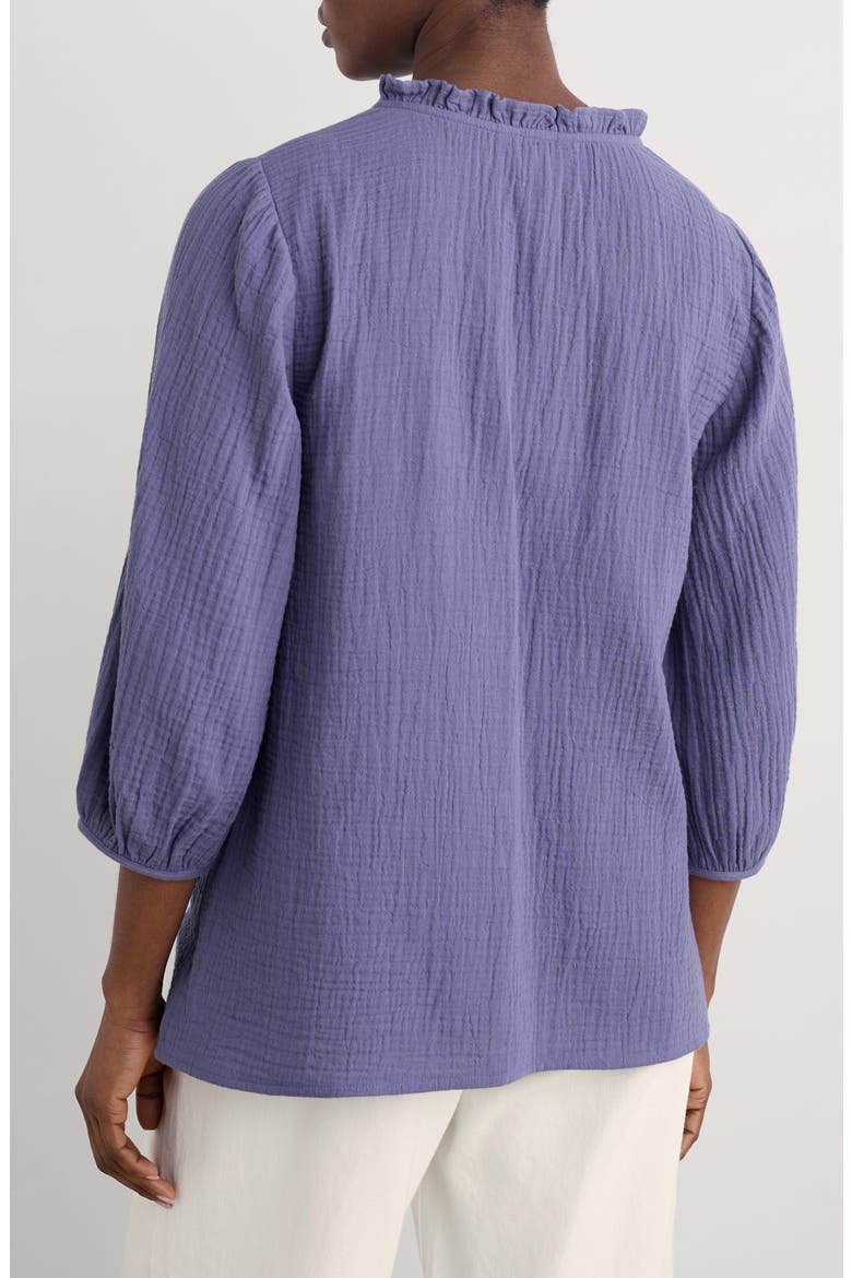 Portrait Organic Cotton Top, Alternate, color, BILBERRY