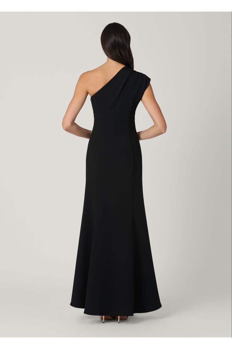 Midnight McKenna Stretch Crepe Dress, Alternate, color, Jet