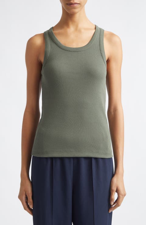 Scoop Neck Rib Tank
