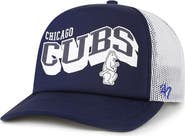 '47 Men's '47 Navy Chicago Cubs Meander Foam Trucker Snapback Hat