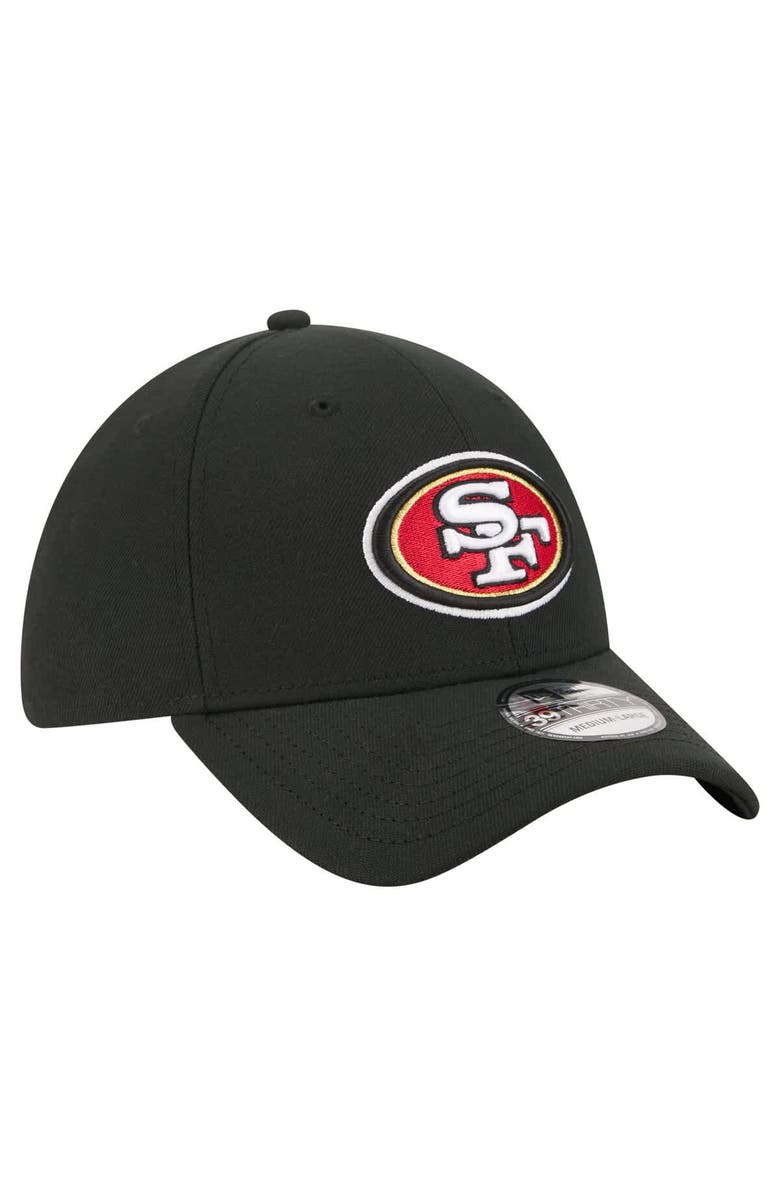 New Era Men's New Era  Black San Francisco 49ers Core Team 39THIRTY Flex Hat, Alternate, color, Black