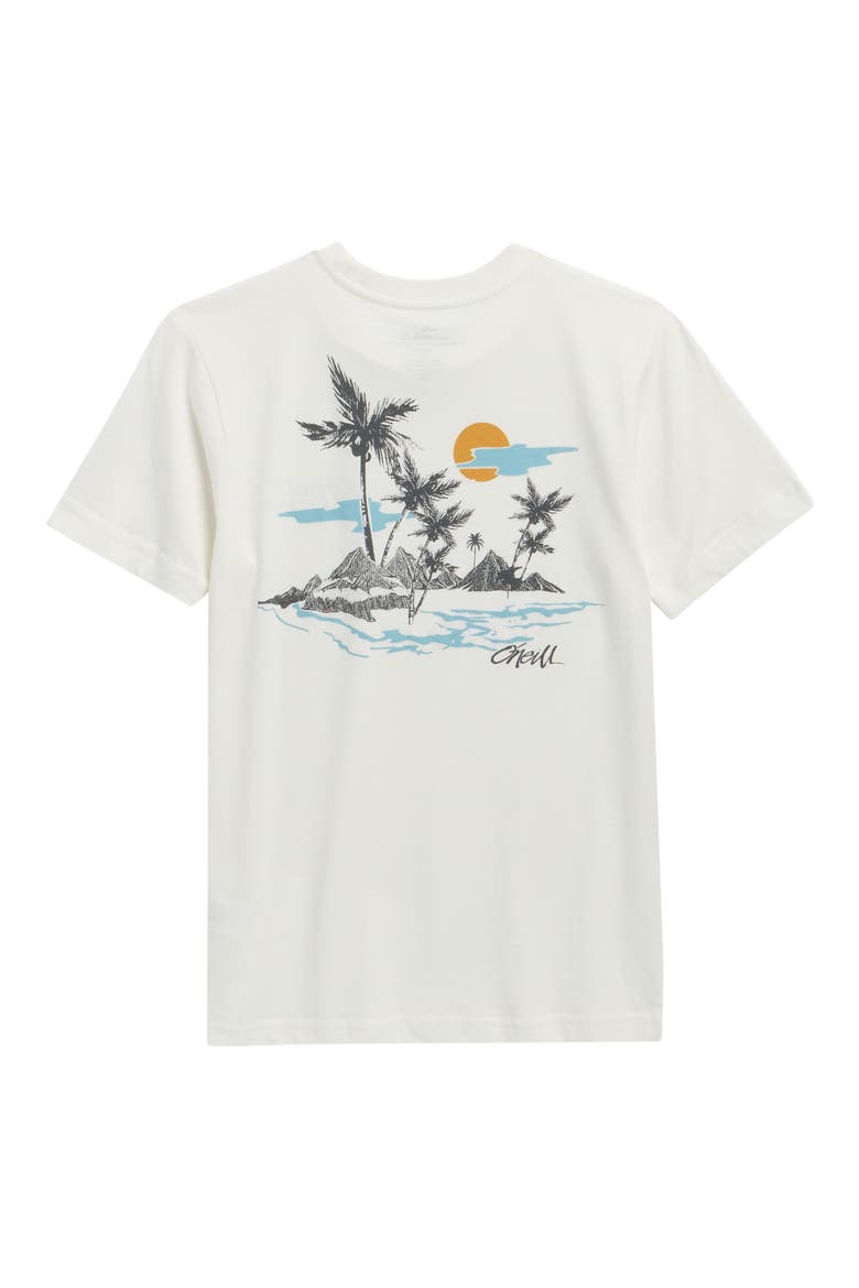 Kids' Veer Cotton Graphic T-Shirt, Alternate, color, TOFU
