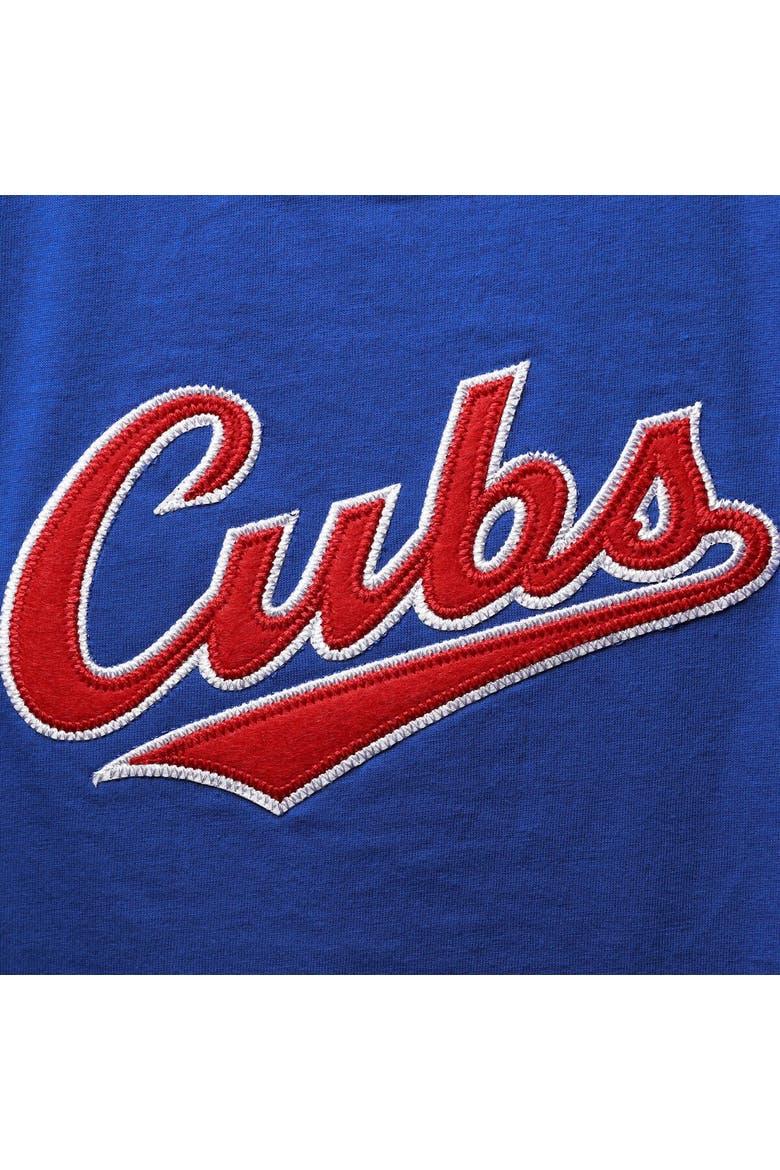 Slouphy Mitchell & Ness Women's Mitchell & Ness Royal Chicago Cubs Slouchy T ...