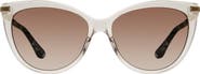 Stuart Weitzman 57mm Gradient Butterfly Sunglasses