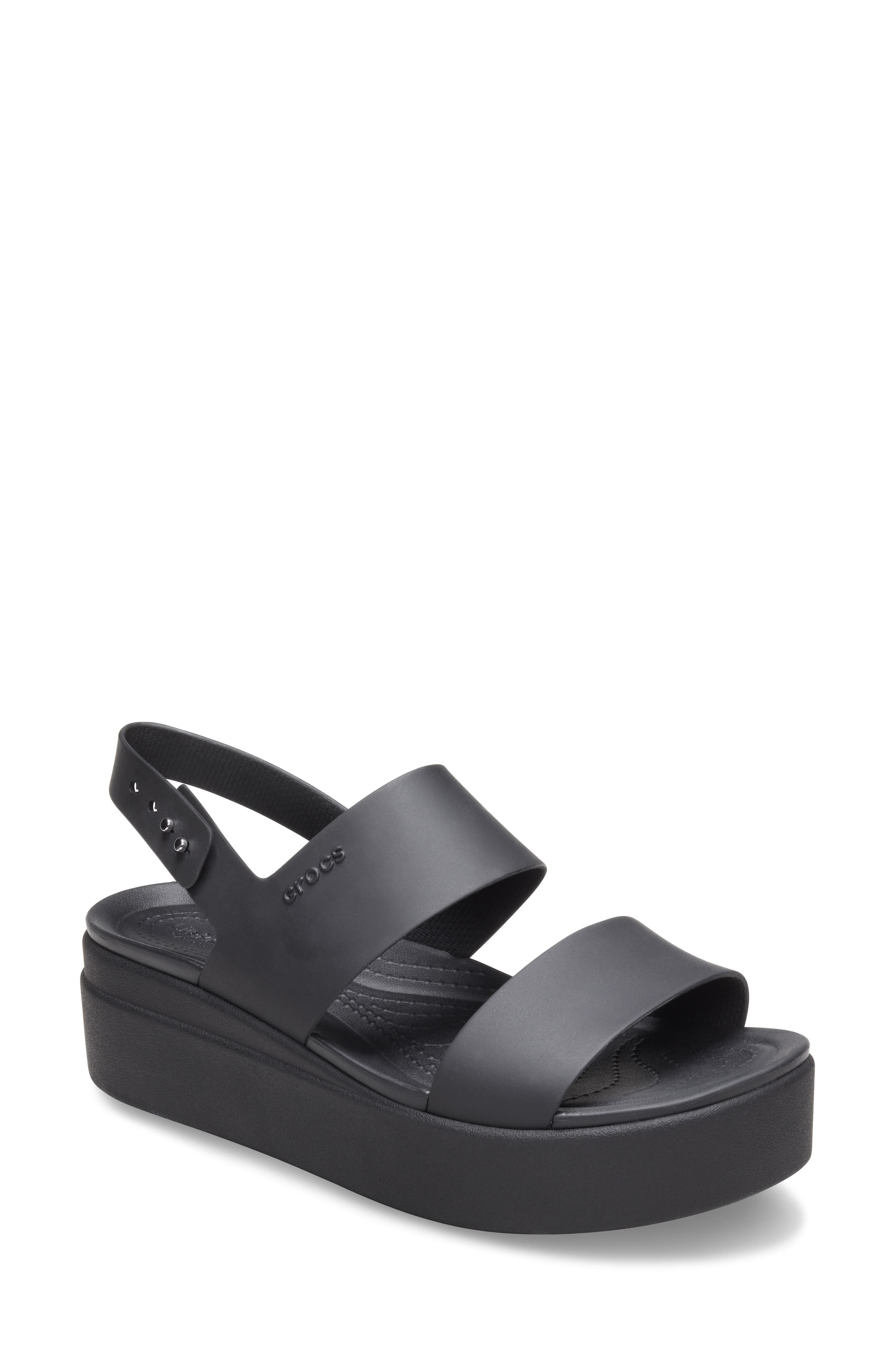 CROCS <sup>™</sup> Brooklyn Wedge Sandal, Main, color, 