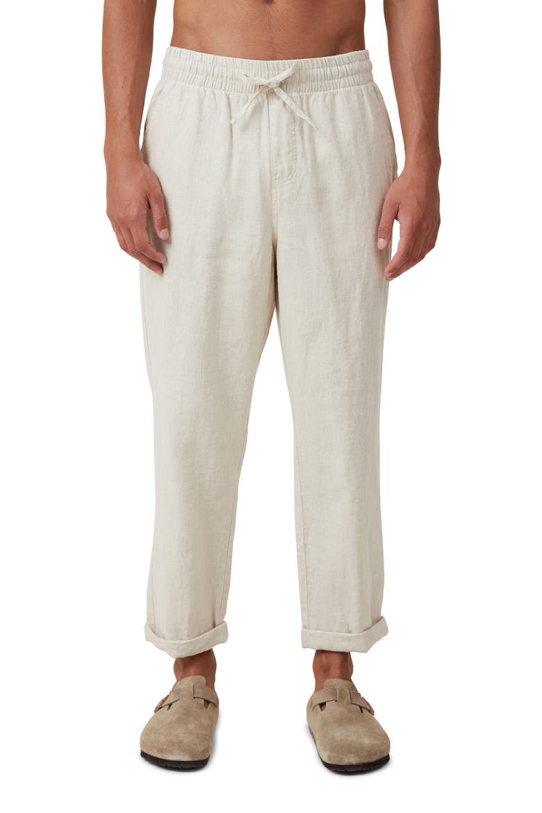 Men's Linen Pant, Main, color, OATMEAL